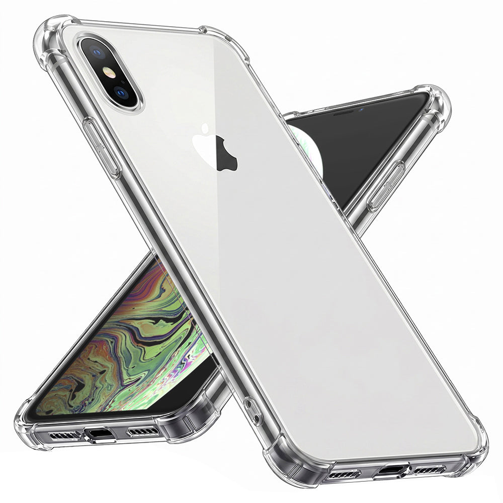 Husă transparentă Techsuit Shockproof Clear Silicone iPhone XS Max – imagine 1