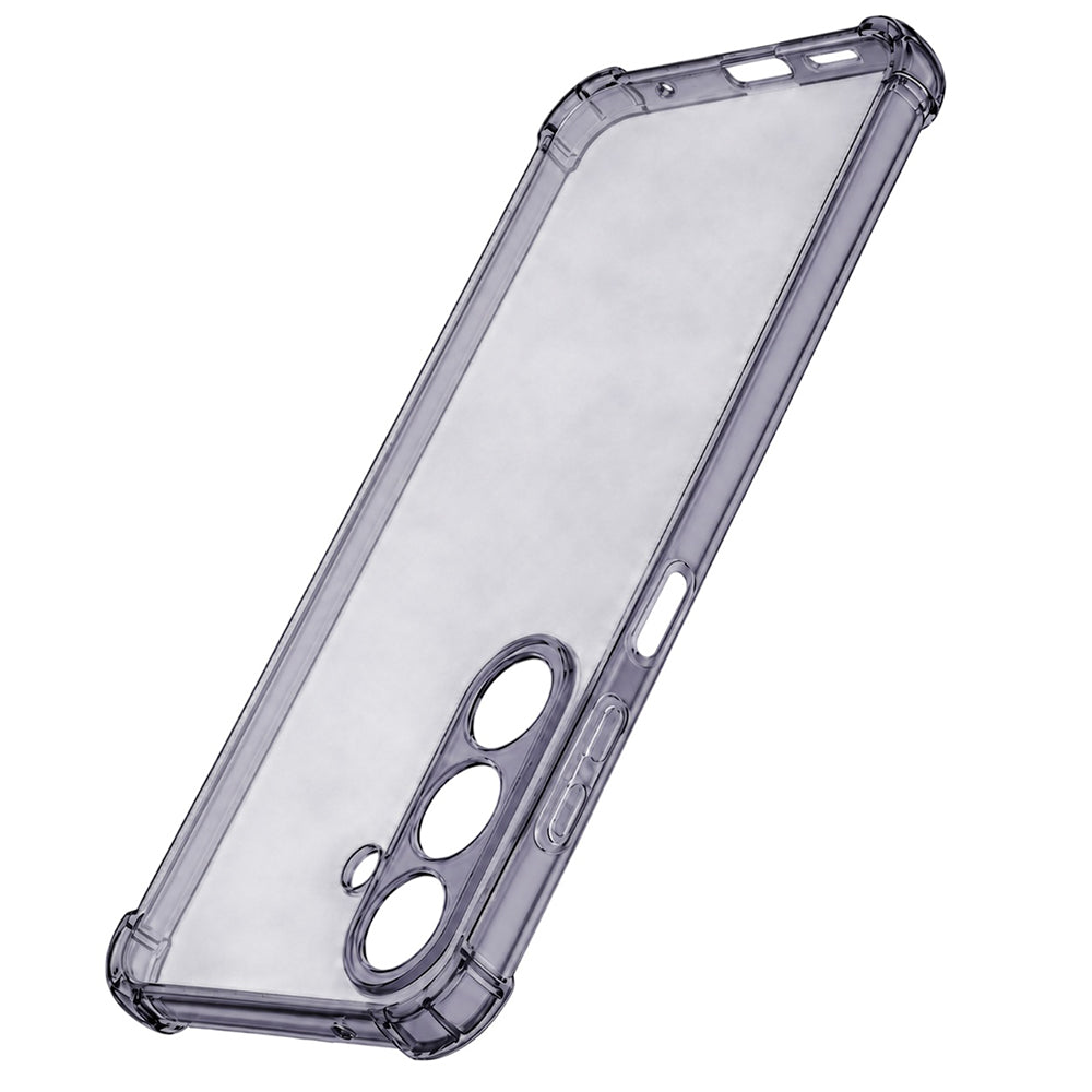 Husă transparentă Techsuit Shockproof Clear Silicone Galaxy A17 5G – Negru fumuriu – imagine 3