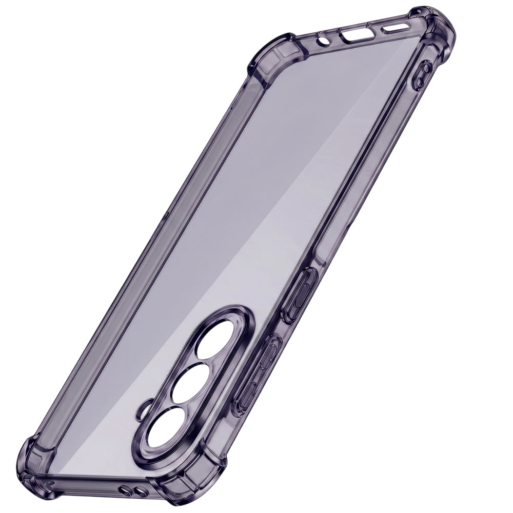 Husă transparentă Techsuit Shockproof Clear Silicone Galaxy A37 5G – Negru fumuriu – imagine 2