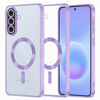 Husă transparentă Techsuit Luxury Crystal MagSafe Galaxy A57 5G – Mov deschis – imagine 9