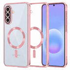 Husă transparentă Techsuit Luxury Crystal MagSafe Galaxy A57 5G – Roz – imagine 3