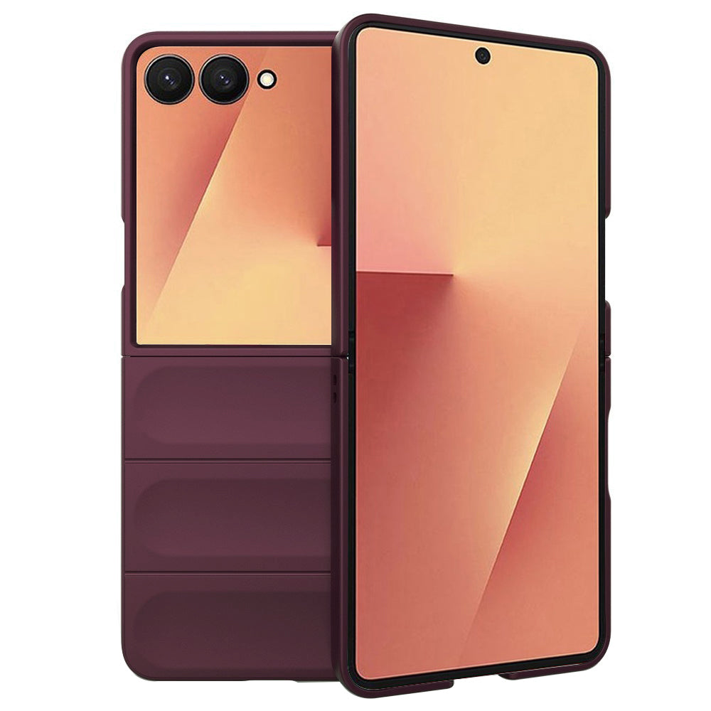 Husă Techsuit Magic Shield Galaxy Z Flip7 – Bordo – imagine 1