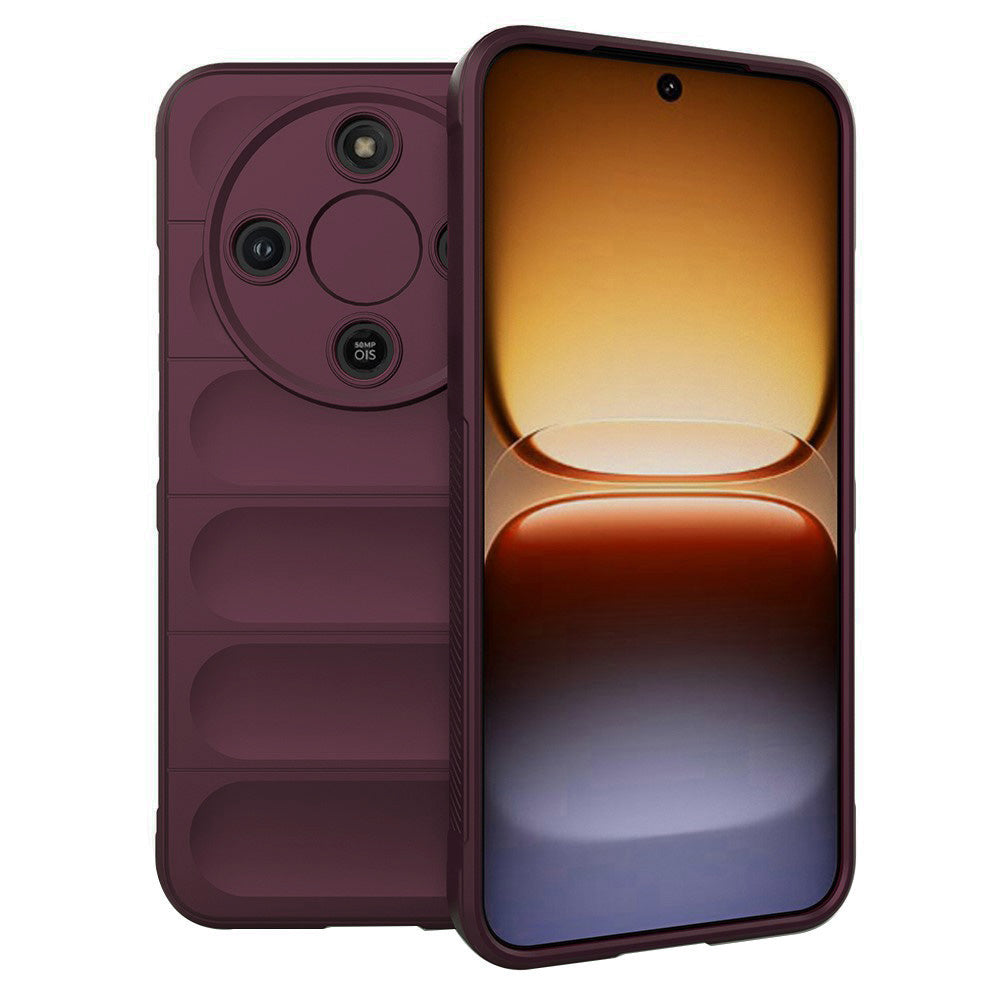 Husă Honor Magic8 Lite Techsuit Magic Shield, bordo – imagine 1