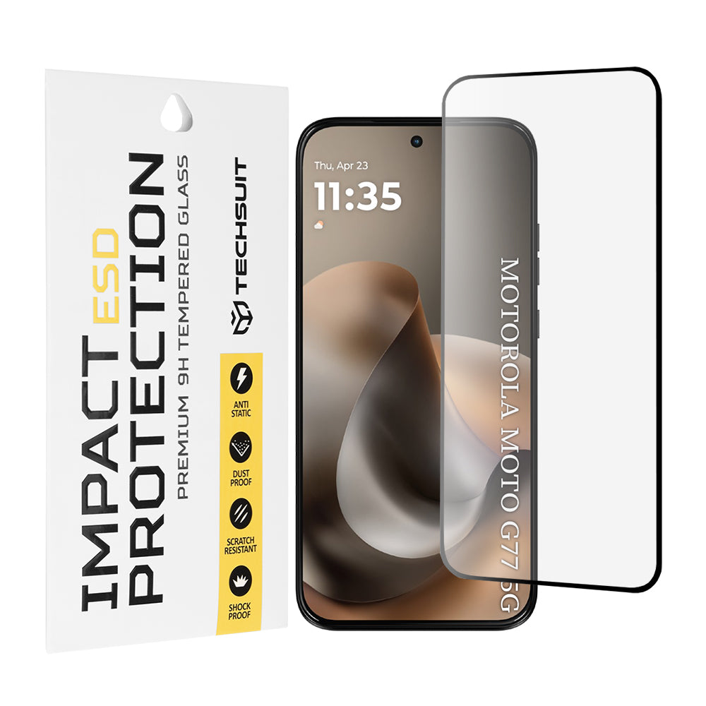 Folie sticlă antistatică Techsuit ESD Motorola Moto G77 / Moto G67 – imagine 1