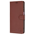 Husă portofel Techsuit Leather Folio Galaxy A27 5G – Maro – imagine 4