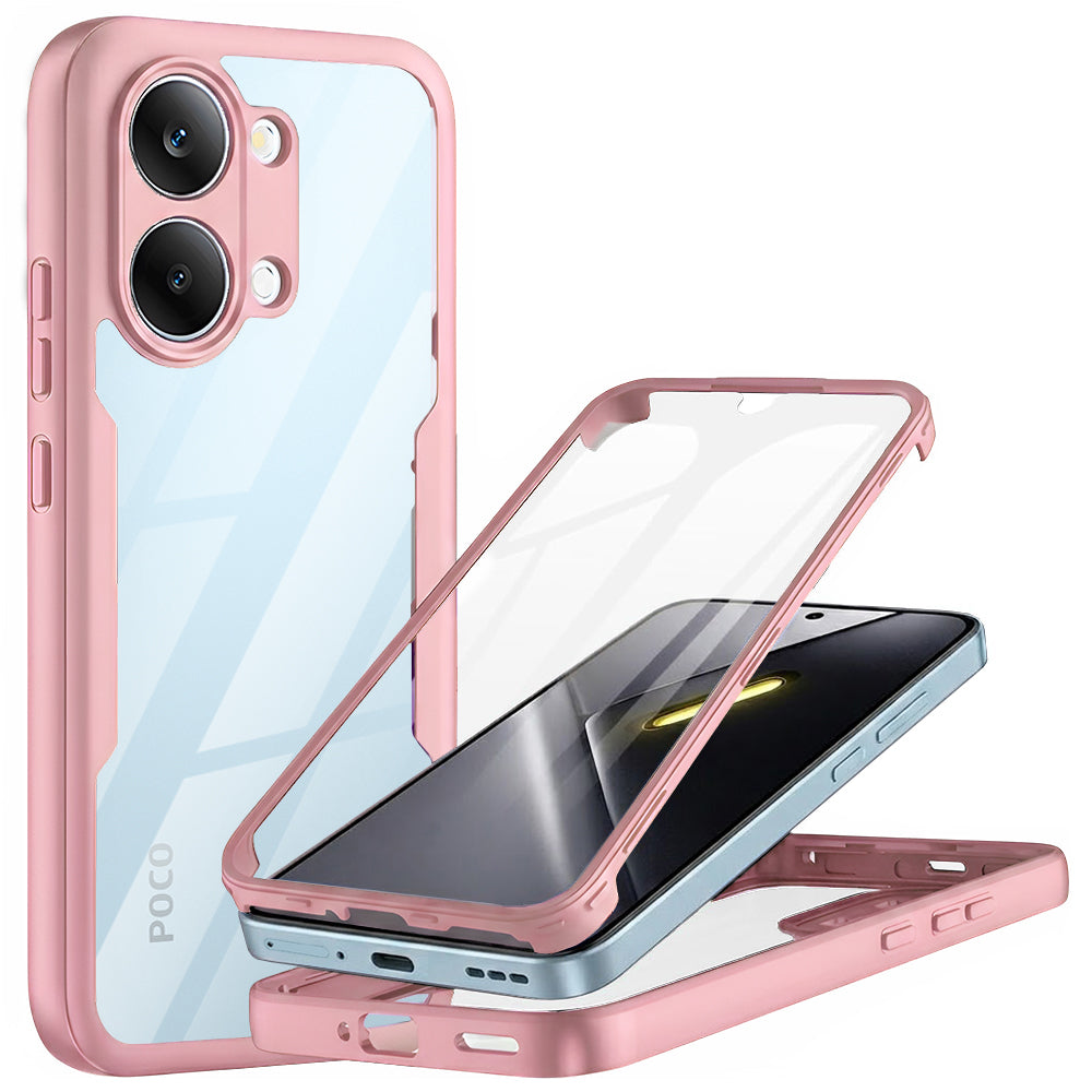 Husă Xiaomi Poco X8 Pro Max 360 Techsuit ColorVerse, roz – imagine 1
