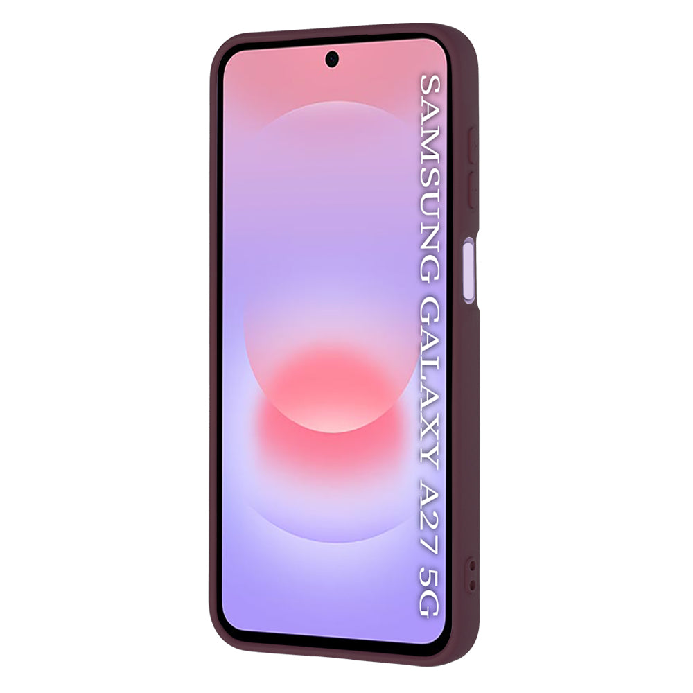 Husă din silicon Techsuit SoftFlex Galaxy A27 5G – Roșu prună – imagine 18
