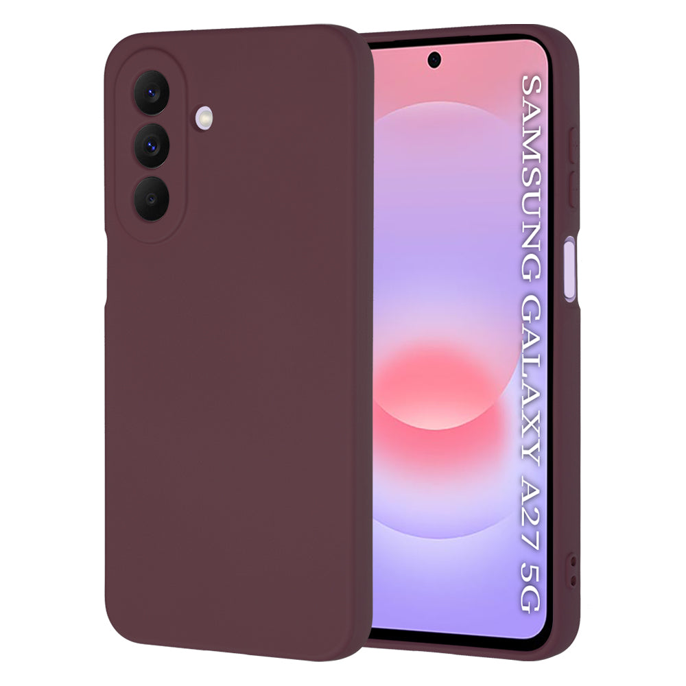 Husă din silicon Techsuit SoftFlex Galaxy A27 5G – Roșu prună – imagine 17