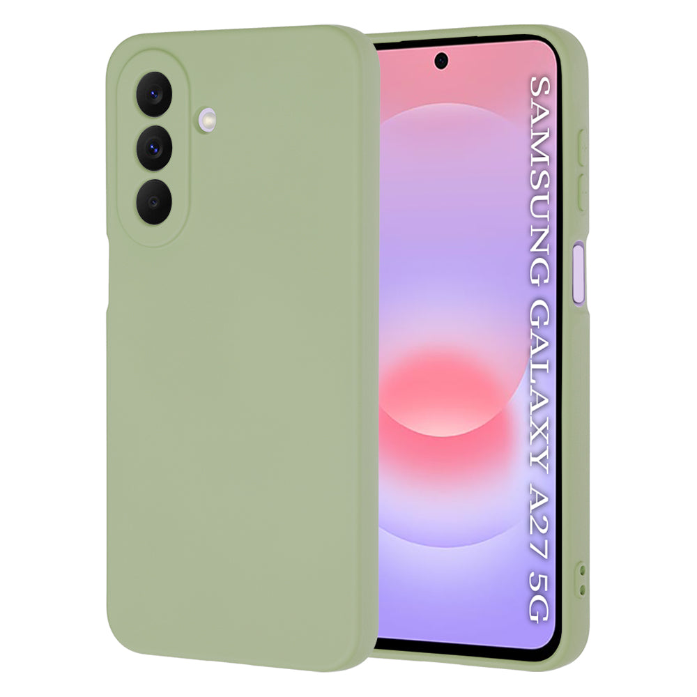 Husă din silicon Techsuit SoftFlex Galaxy A27 5G – Verde matcha – imagine 1