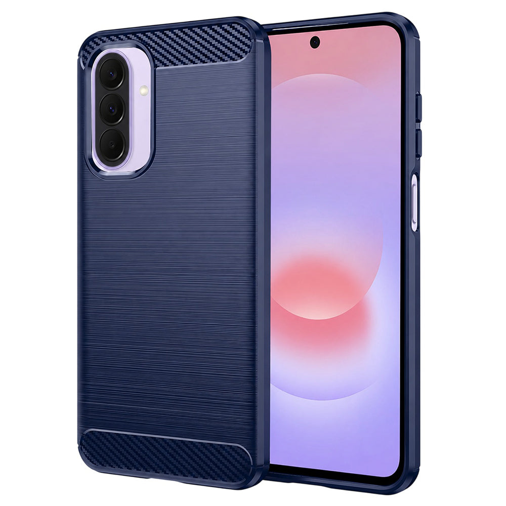 Husă Techsuit Carbon Silicone Galaxy A27 5G – Albastru – imagine 2