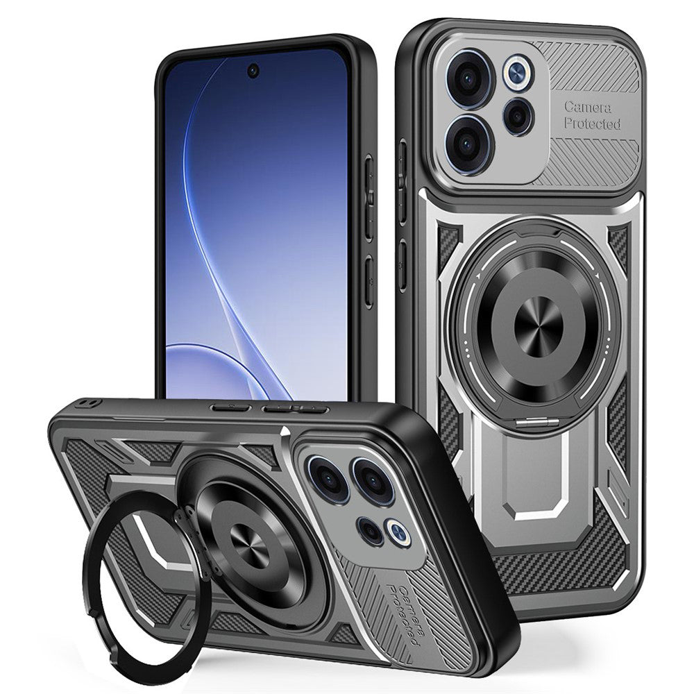 Husă Oppo Reno15 F / Reno15 FS 5G Techsuit RuggedCam MagSafe cu stand – imagine 1
