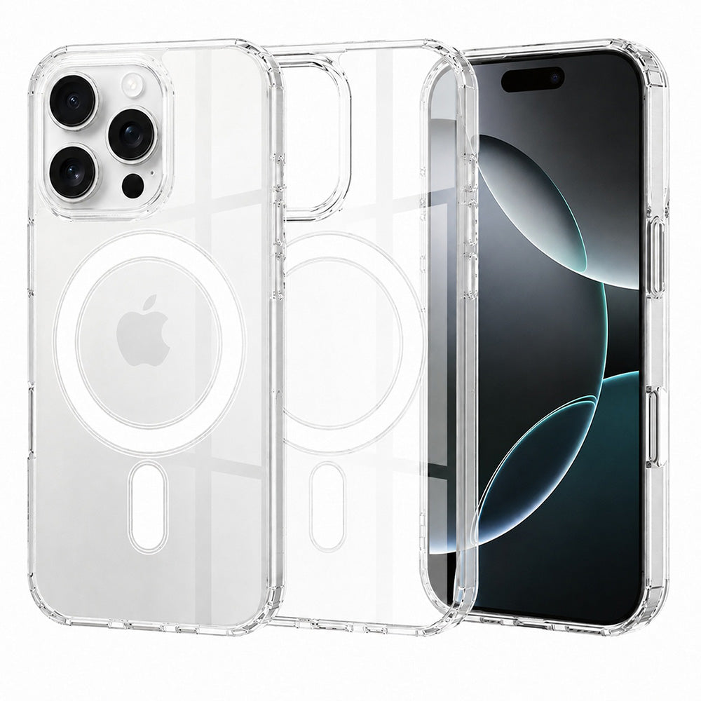 Husă transparentă Techsuit MagSafe Pro iPhone 16 Pro – Transparent – imagine 1