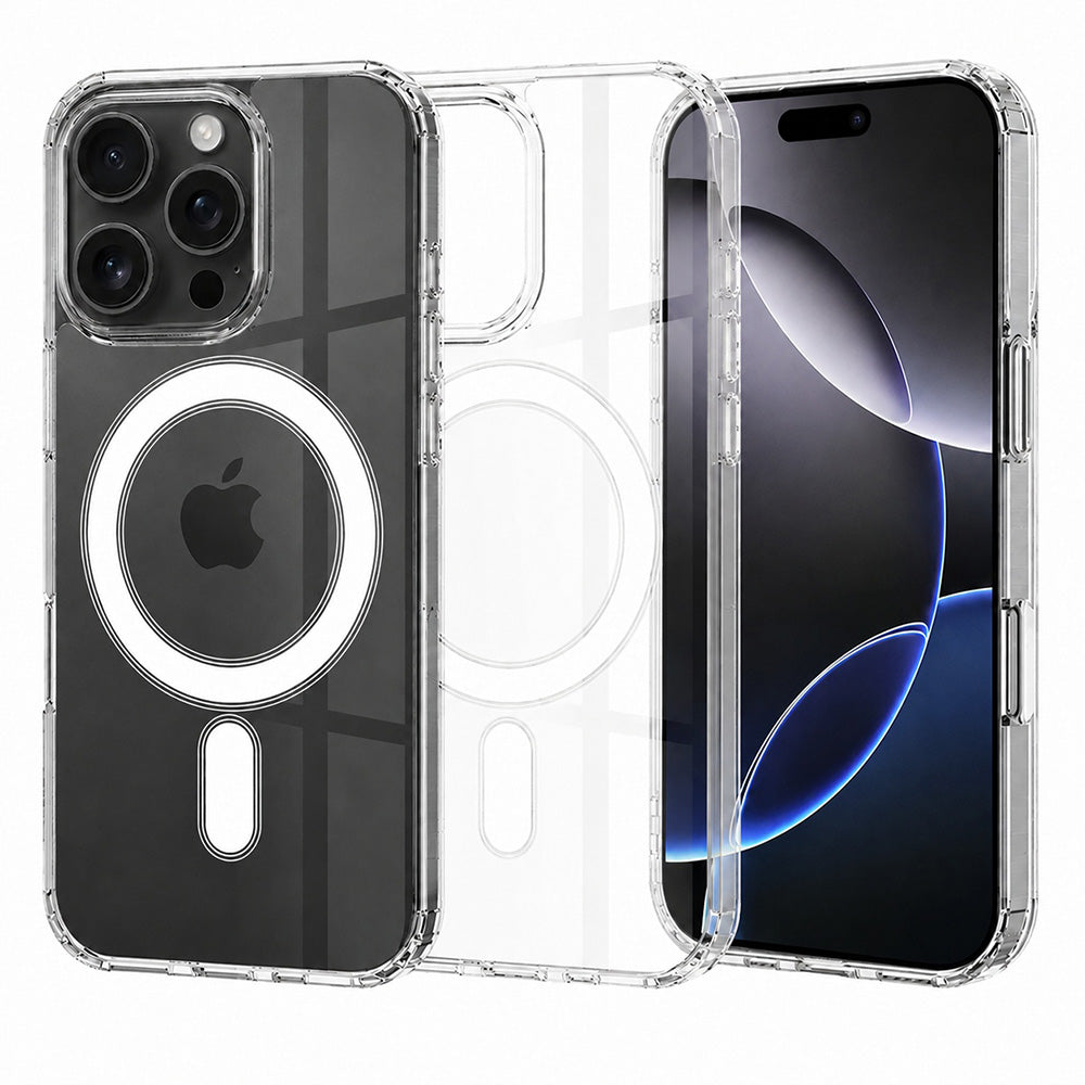 Husă transparentă Techsuit MagSafe Pro iPhone 16 Pro Max – Transparent – imagine 2