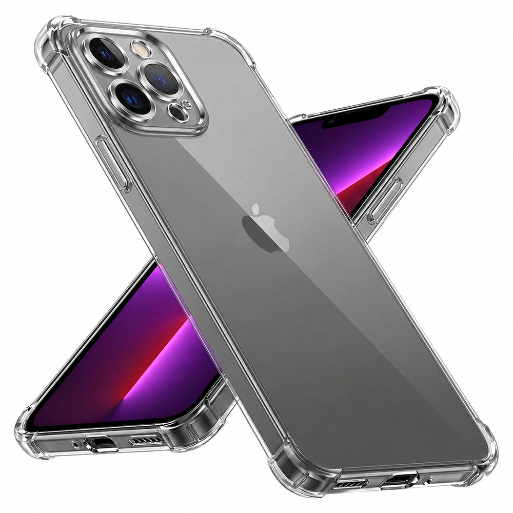 Husă transparentă Techsuit Shockproof Clear Silicone iPhone 13 Pro – imagine 1