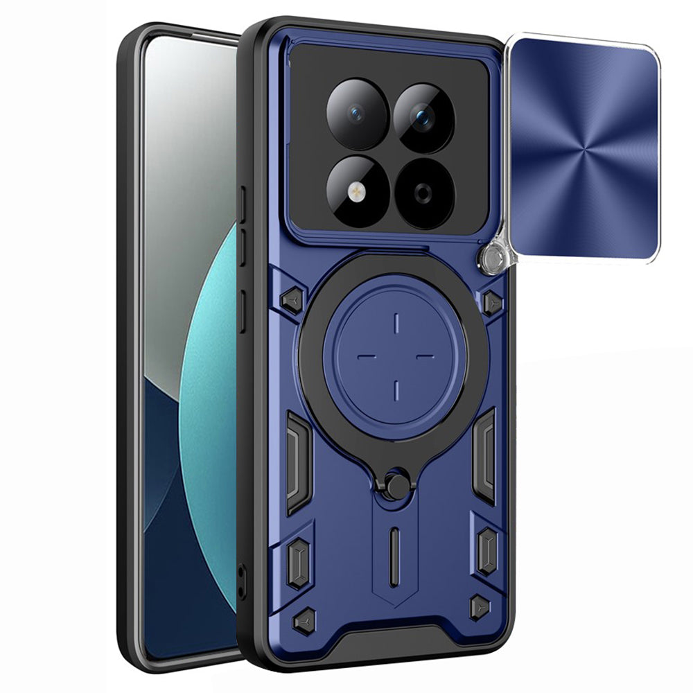 Husă Xiaomi Redmi Note 15 Pro 4G Techsuit CamGuard Pro, albastru – imagine 1