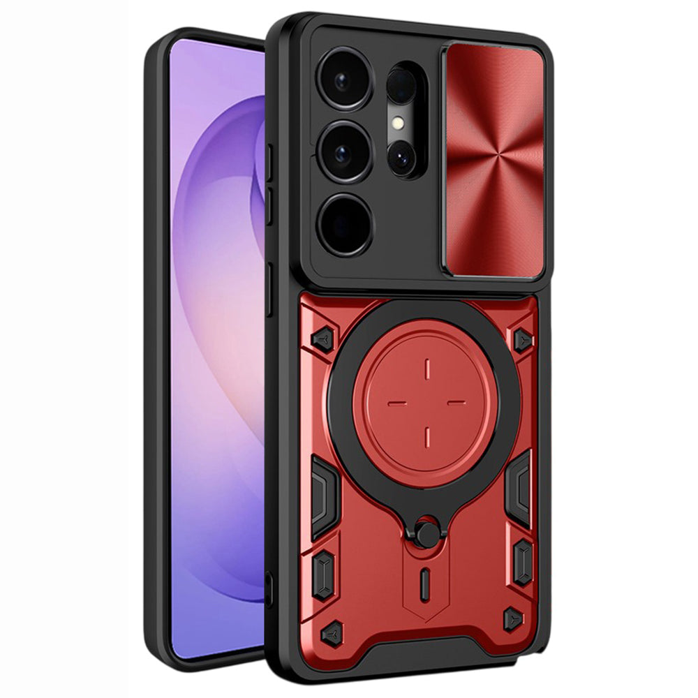 Husă Techsuit CamGuard Pro Galaxy S26 Ultra – Roșu – imagine 1