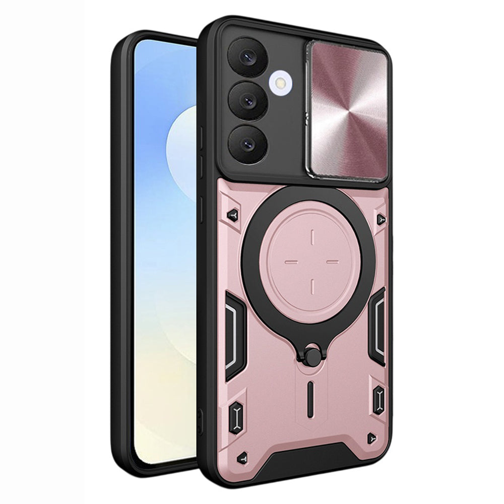 Husă Techsuit CamGuard Pro Galaxy S25 FE – Auriu roz – imagine 9