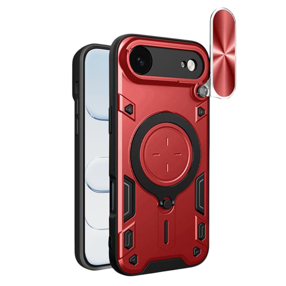 Husă Techsuit CamGuard Pro iPhone Air – Roșu – imagine 3