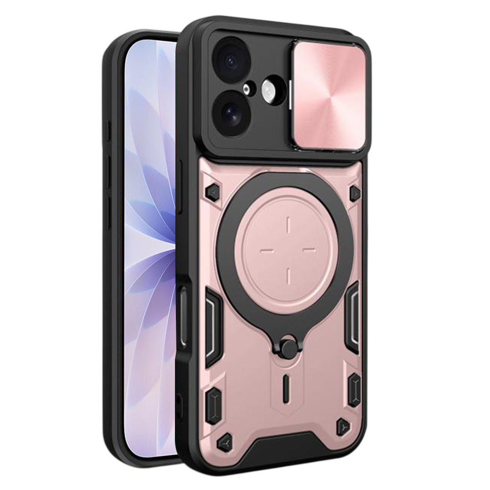 Husă Techsuit CamGuard Pro iPhone 17 – Auriu roz – imagine 7