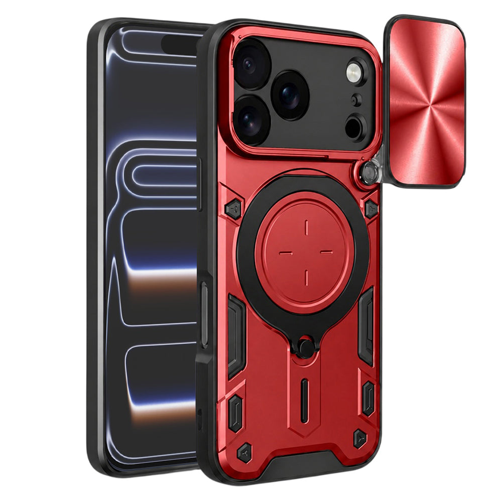 Husă Techsuit CamGuard Pro iPhone 17 Pro – Roșu – imagine 1