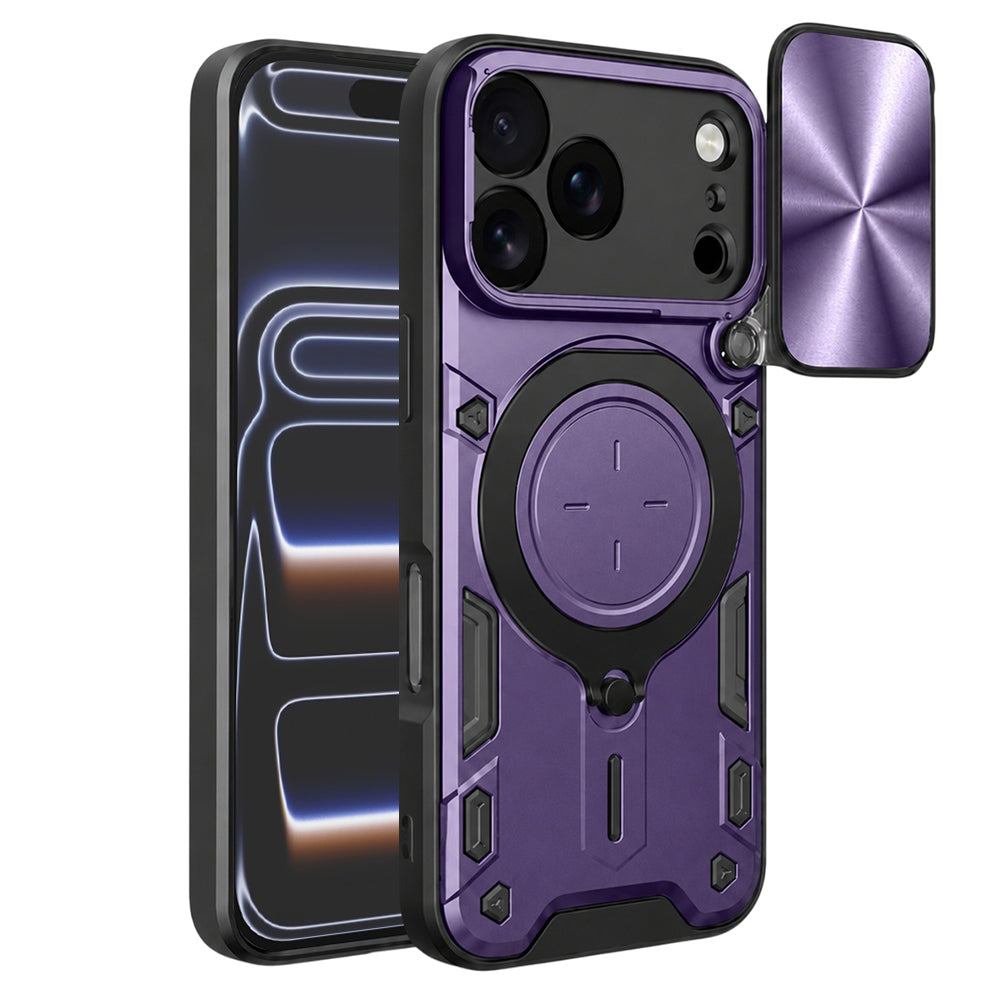 Husă Techsuit CamGuard Pro iPhone 17 Pro – Mov – imagine 5