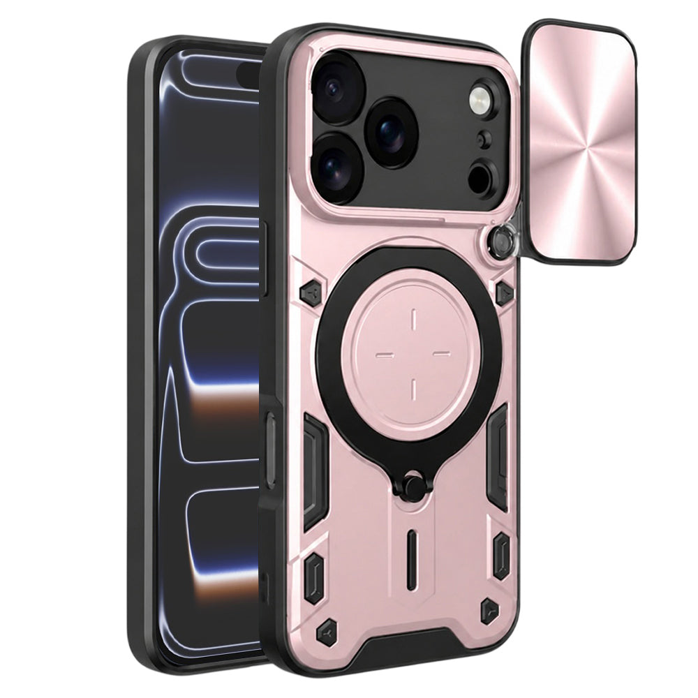 Husă Techsuit CamGuard Pro iPhone 17 Pro – Auriu roz – imagine 7