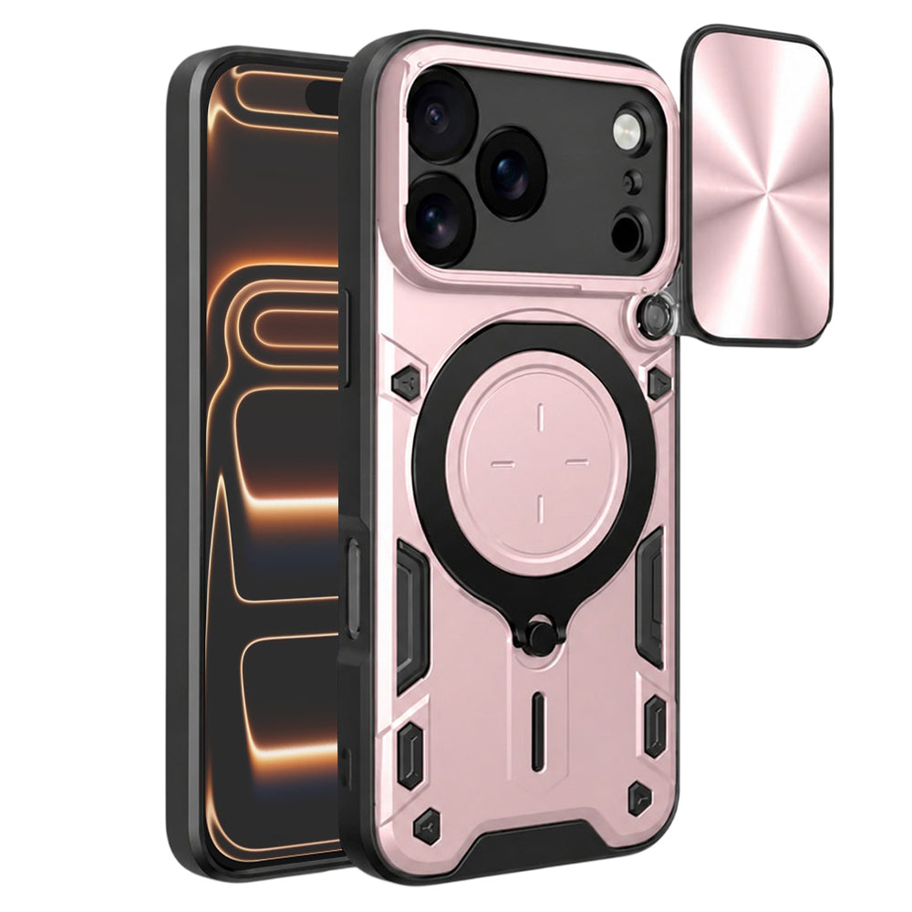 Husă Techsuit CamGuard Pro iPhone 17 Pro Max – Auriu roz – imagine 5