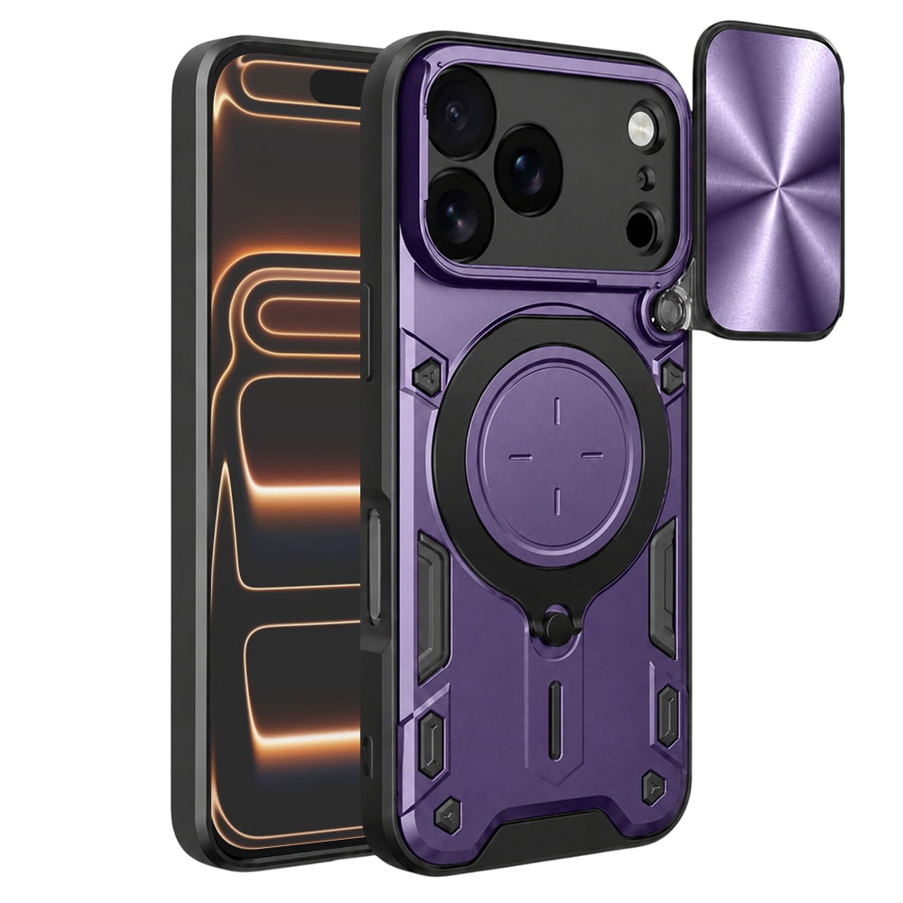 Husă Techsuit CamGuard Pro iPhone 17 Pro Max – Mov – imagine 3