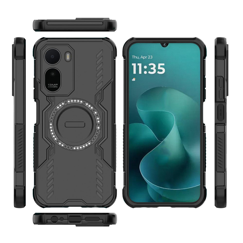 Husă Xiaomi Redmi A7 Pro 4G Techsuit ArmorMag MagSafe, negru – imagine 2