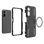 Husă Xiaomi Redmi A7 Pro 4G Techsuit ArmorMag MagSafe, negru – imagine 3