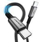 Cablu Techsuit TitanSync Pro USB-C la USB-C 240W, 1 m – imagine 3
