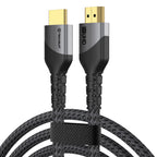 Cablu HDMI 2.1, 8K 60Hz, 4K 120Hz, 2 m, gri – Techsuit CX3 – imagine 1