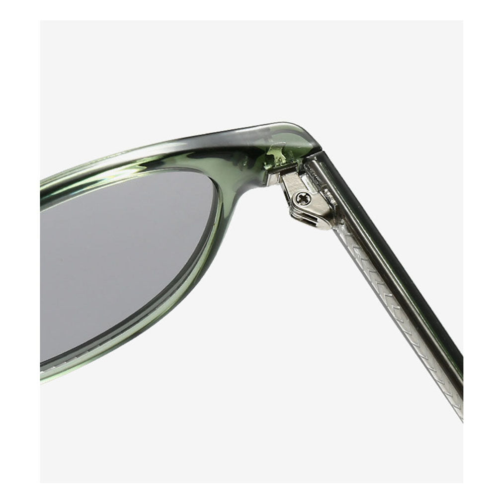 Ochelari de soare unisex rotunzi, ramă TR90, UV400 – Techsuit 99046 – Maro – imagine 9