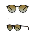 Ochelari de soare rotunzi polarizați bărbați, TR90 – Techsuit 31235 – Galben – imagine 7