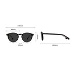 Ochelari de soare rotunzi polarizați bărbați, TR90 – Techsuit 31235 – Galben – imagine 8