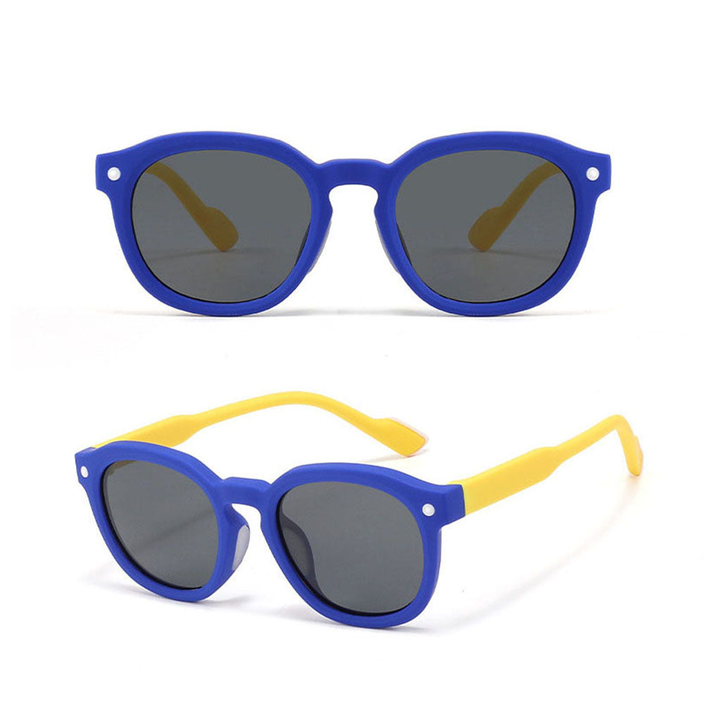 Ochelari soare polarizați premium copii 4–10 ani – Techsuit 616 – Albastru / galben – imagine 7