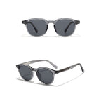Ochelari de soare unisex rotunzi, ramă TR90, UV400 – Techsuit 99046 – Gri – imagine 6