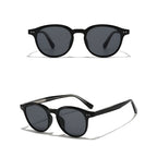 Ochelari de soare unisex rotunzi, ramă TR90, UV400 – Techsuit 99046 – Negru – imagine 11