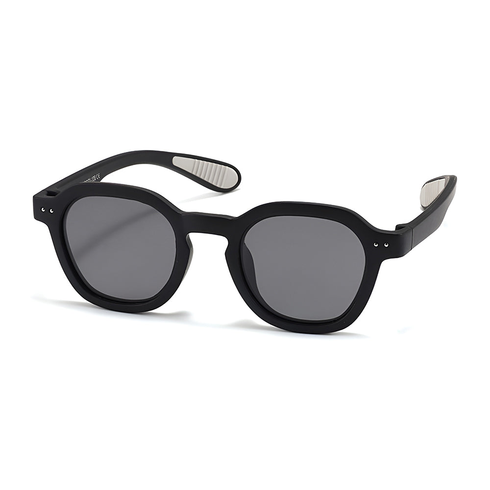 Ochelari soare polarizați copii 4–10 ani, negri – Techsuit 8447 – Negru – imagine 1