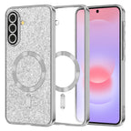 Husă Techsuit Luxury Glitter MagSafe Galaxy A37 5G – Argintiu – imagine 2