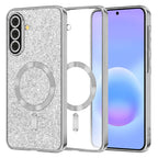 Husă Techsuit Luxury Glitter MagSafe Galaxy A57 5G – Argintiu – imagine 3