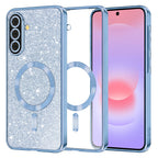 Husă Techsuit Luxury Glitter MagSafe Galaxy A37 5G – Albastru deschis – imagine 10