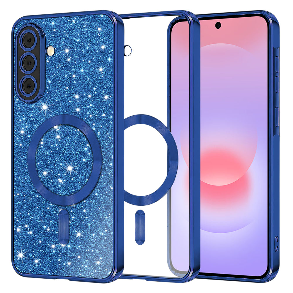 Husă Techsuit Luxury Glitter MagSafe Galaxy A37 5G – Albastru închis – imagine 9