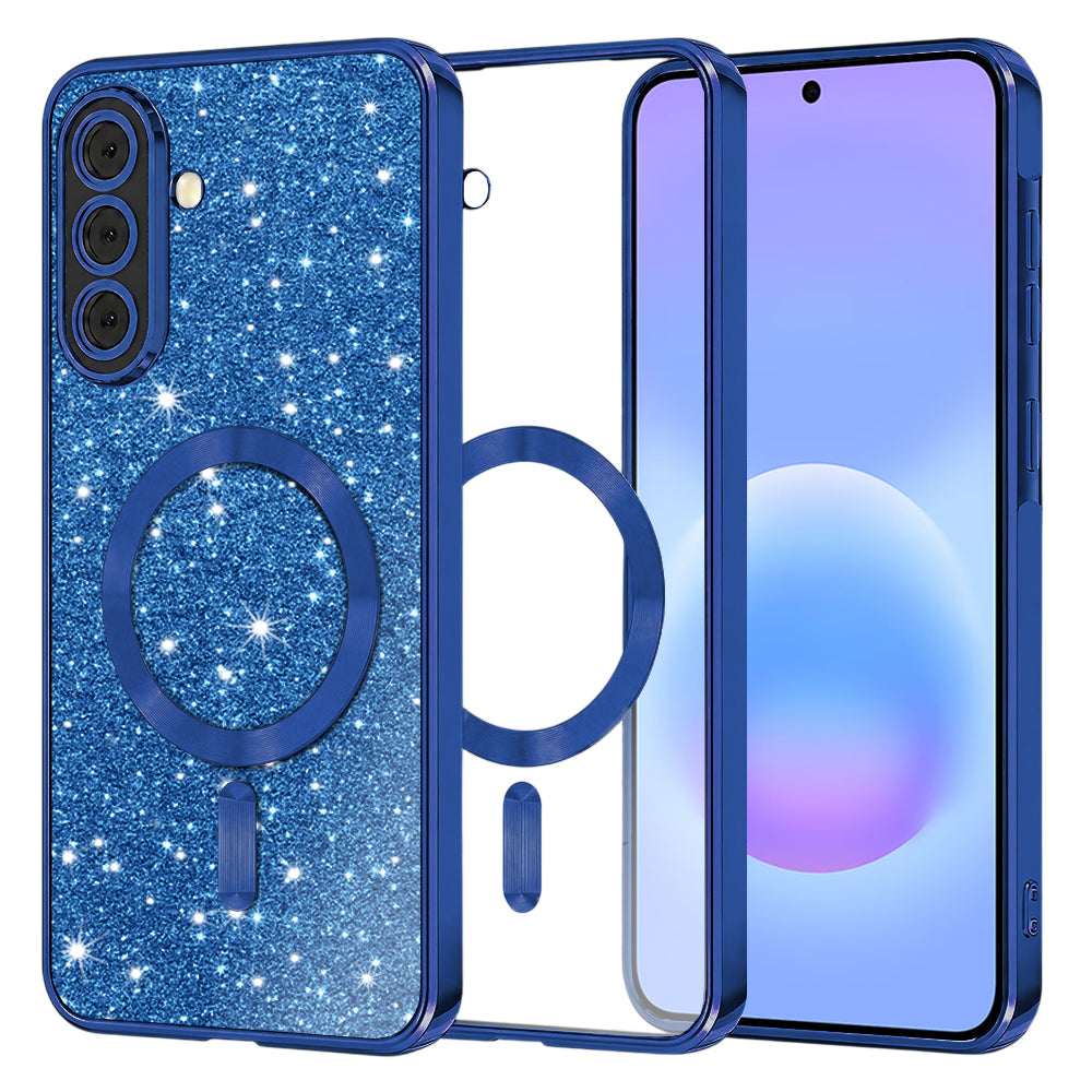 Husă Techsuit Luxury Glitter MagSafe Galaxy A57 5G – Albastru închis – imagine 9