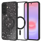 Husă Techsuit Luxury Glitter MagSafe Galaxy A37 5G – Negru – imagine 1