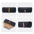 Toc subțire ochelari piele ecologică, baretă – Techsuit ETL3 – Alună – imagine 4