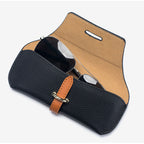 Toc subțire ochelari piele ecologică, baretă – Techsuit ETL3 – Alb cafea – imagine 6