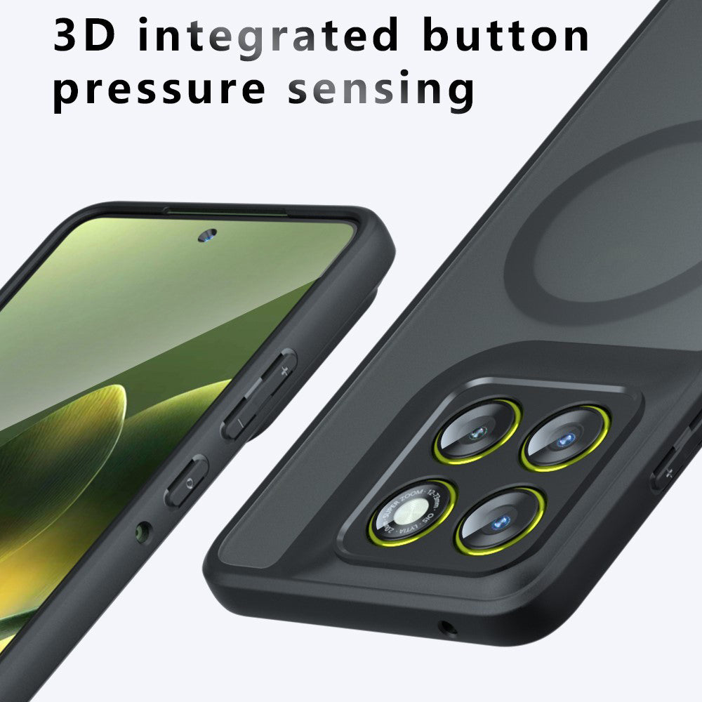 Husă Motorola Edge 70 Pro Techsuit PureFrost MagSafe, negru mat – imagine 3