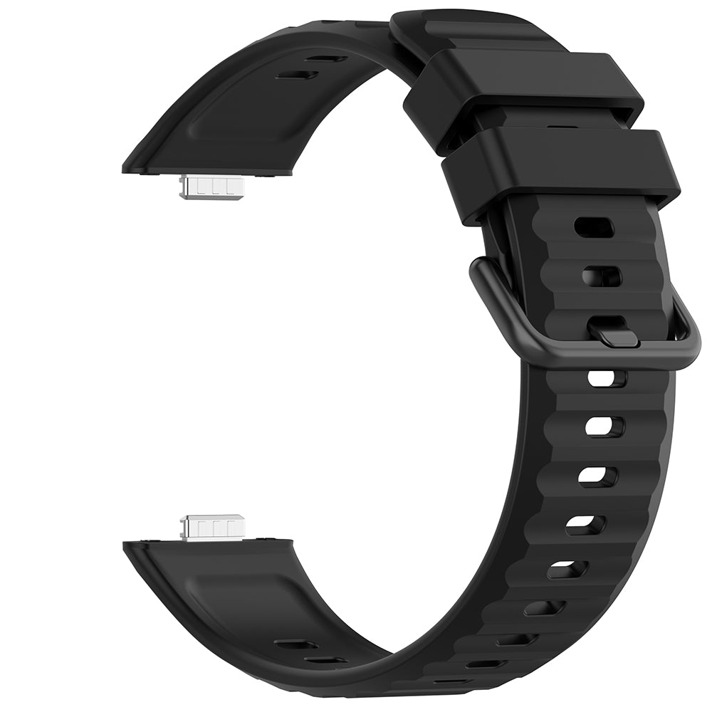 Curea W082 Huawei Watch Fit 3 / Fit 4 / Fit 5, neagră – Techsuit – imagine 3