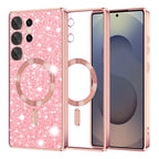 Husă Techsuit Luxury Glitter MagSafe Galaxy S25 Ultra – Auriu roz – imagine 6